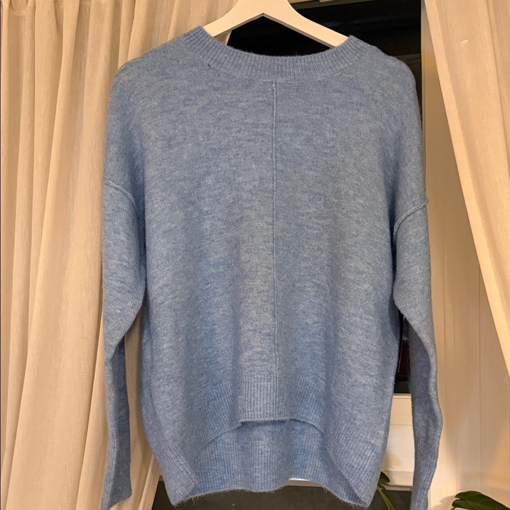 Vince Camuto Light Blue Crew Neck Sweater